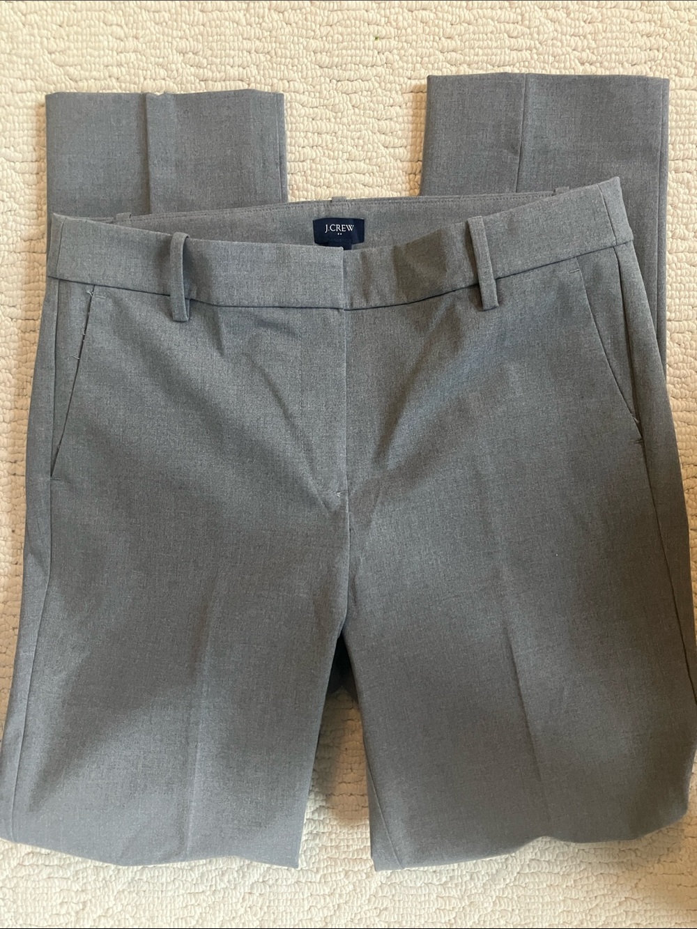 J. Crew Gray Women's Tailored Trousers Pants Chinos EUC 10